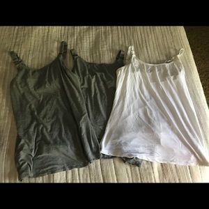 3 nursing tank tops